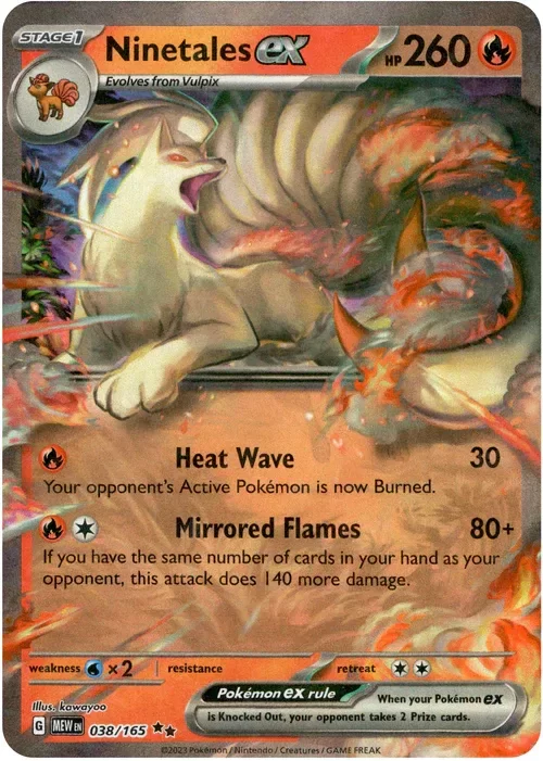 Producto - Ninetales ex - 038/165 - Scarlet and Violet 151