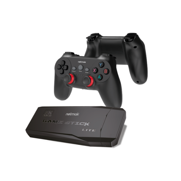Producto - CONSOLA GAME STICK NETMAK NM-M8 ULTRA HD 4K 2 JOYSTICK 20MIL JUEGOS 10 CONSOLAS
