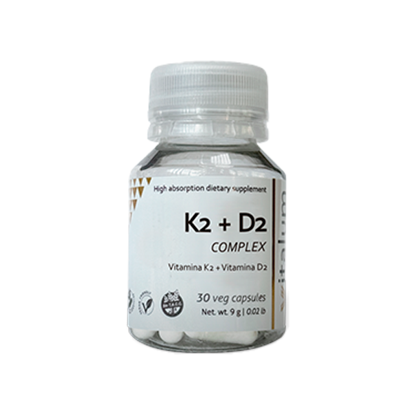 Producto - VITAMINAS K2 + D2 COMPLEX 30 CÁPSULAS - VITALUM