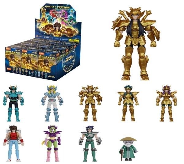 Producto - Caja Sorpresa Blokees Saint Seiya Galaxy Version 02 Gold - Al Azar