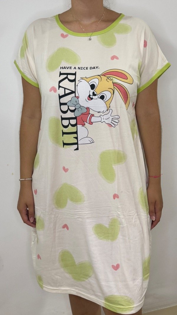 Producto - Camisón rabbit verde