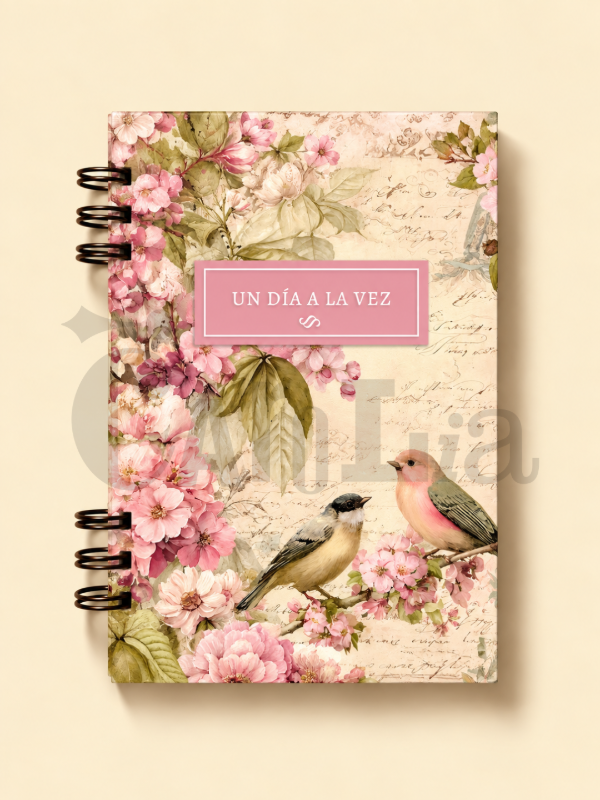 Producto - Agenda horizontal floral - 16