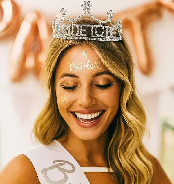 Producto - Set Corona + Banda Bride To Be