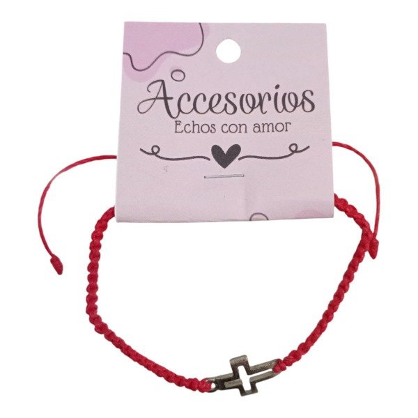 Producto - PULSERA HILO ROJO CON CRUZ