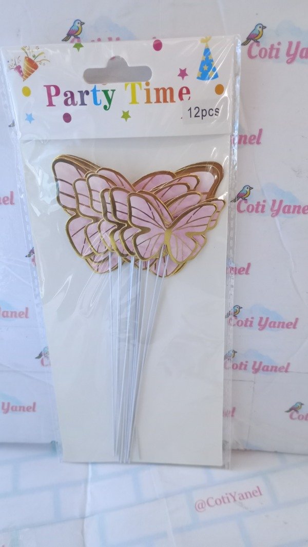 Producto - Mariposas en topper pack x12 - 3