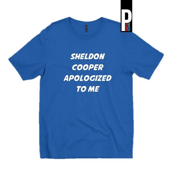 Producto - Sheldon Apologized