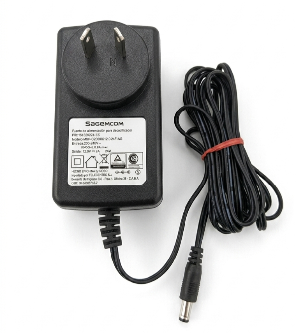 Producto - Fuente 12V 2A - Pin 5.5x2.1mm