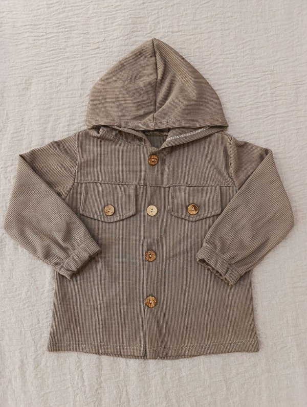 Producto - 12-18 MESES - Campera de wafle (HOLGADA)