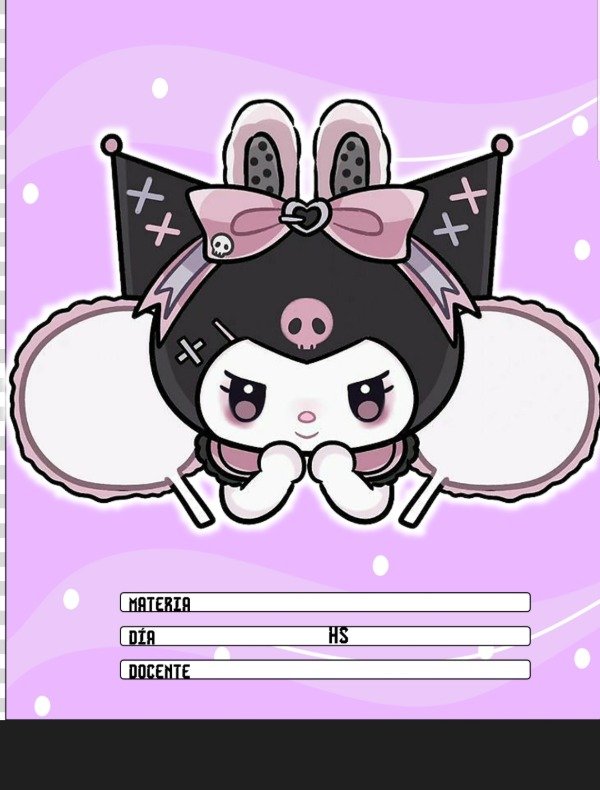 Producto - Etiqueta separadores Kitty y kuromi