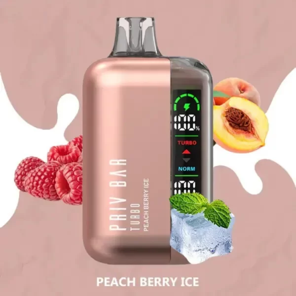 Producto - SMOK PRIV BAR 15 TURBO MIL PUFFS PEACH BERRY ICE