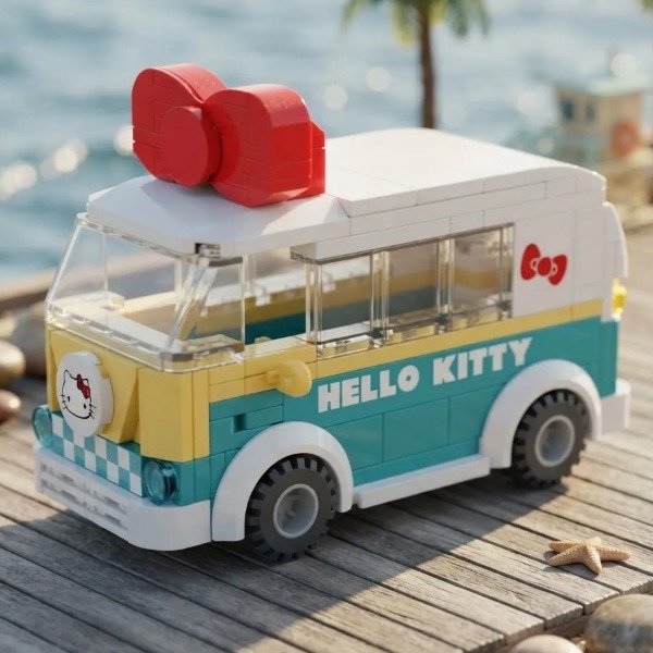 Producto - Bloques para Armar Keepplay Sanrio Hello Kitty Mini Bus - 3