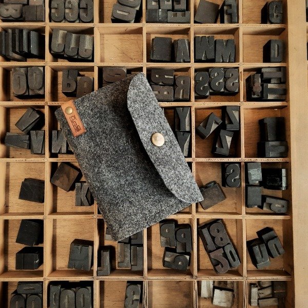 Producto - Bitácora de Paño Gris oscuro