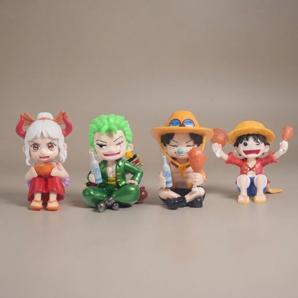 Producto - Figuras One Piece Comiendo - Ingrese Para Elegir (11cm)