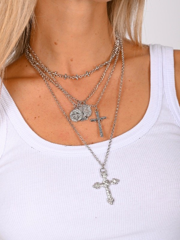 Producto - Collar Holy Cross Silver
