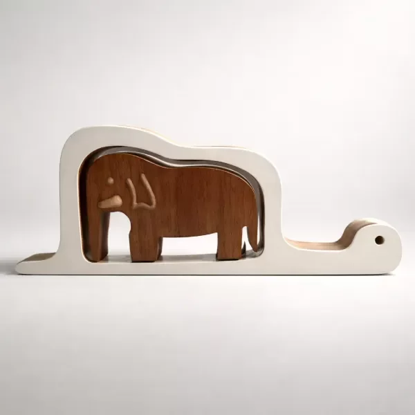 Producto - Decoracion Boa Y Elefante El Principito De Madera - 5
