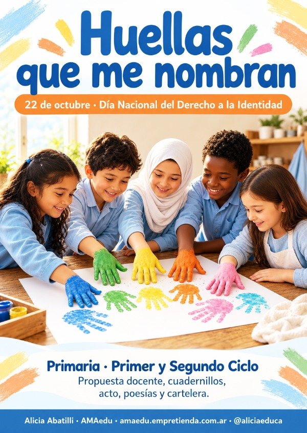 Producto - DERECHO A LA IDENTIDAD - HUELLAS QUE ME NOMBRAN (22 de octubre)