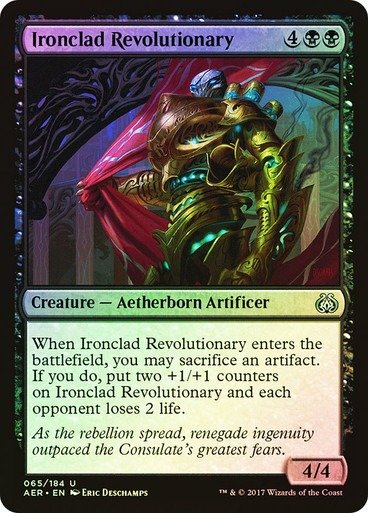 Producto - Ironclad Revolutionary Foil  Aether Revolt