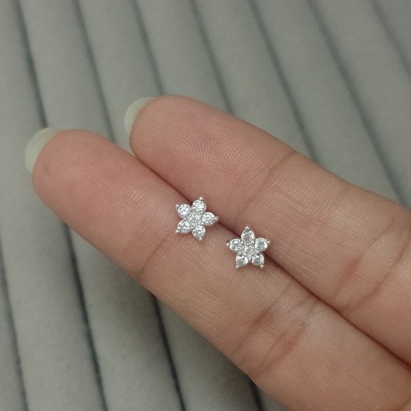 Producto - Aros flor PL925 300188 - 2
