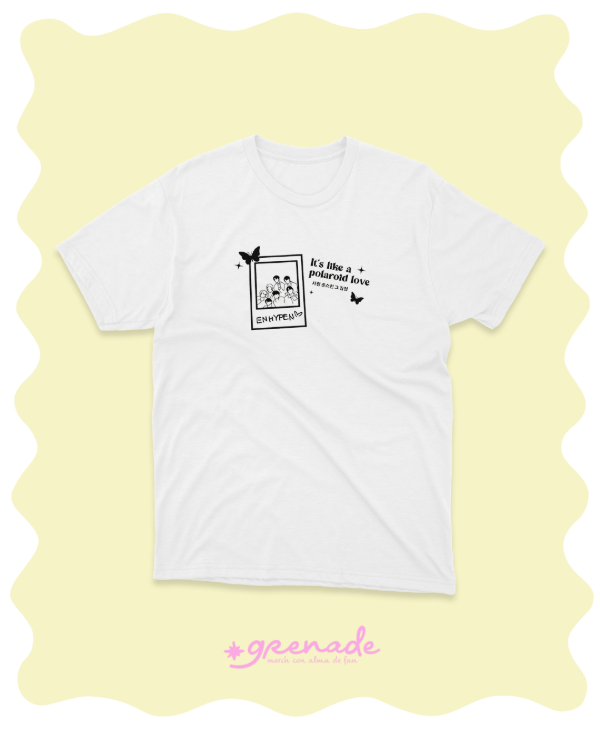 Remera "polaroid love"
