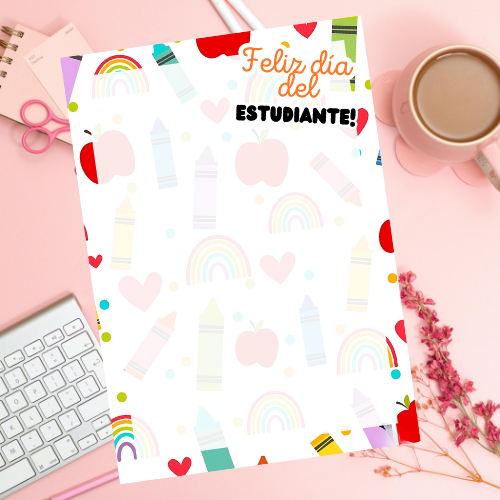 Producto - Block de notas Dia del estudiante