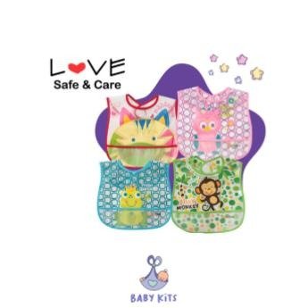 Producto - LOVE BABERO VINILICO C/ABROJO ESTAMPADO