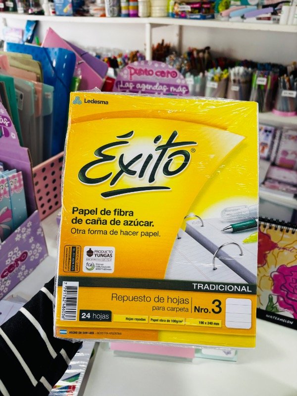 Producto - Repuesto éxito x 24 hojas