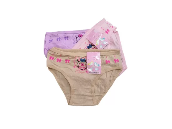 Producto - 18 - Bombacha de Nena Estampadas x3/Docena - 1