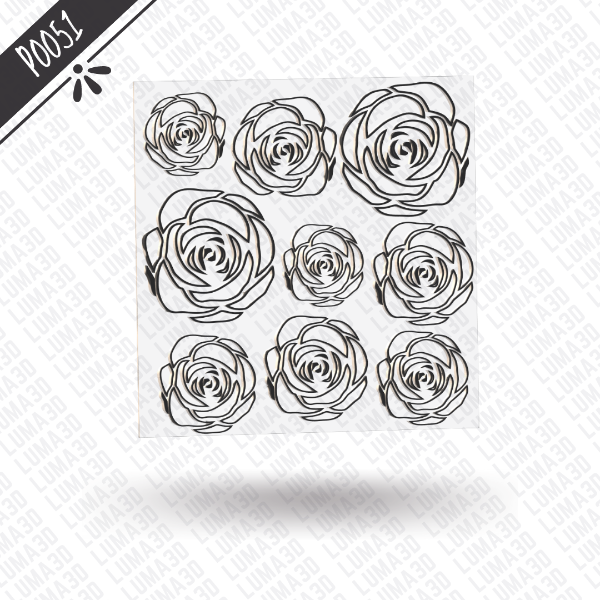 Producto - P0051 - Placa rosas