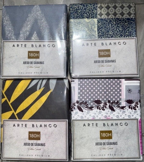Producto - ABE - Sábanas 2 1/2 Plazas Estampadas 180 Hilos