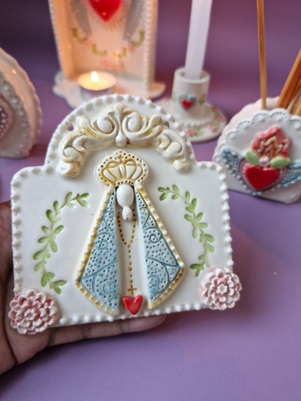 Producto - Placa pared virgen con pequeña rajadura