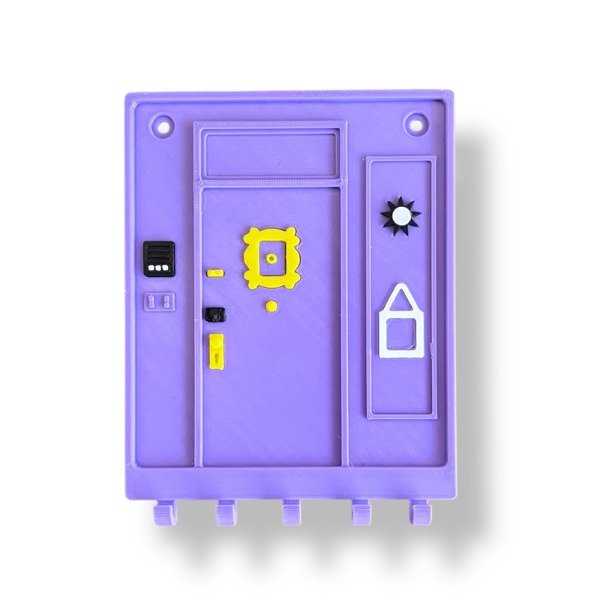 Producto - Porta Llaves Pared Friends Puerta Monica Y Rachel Mirilla