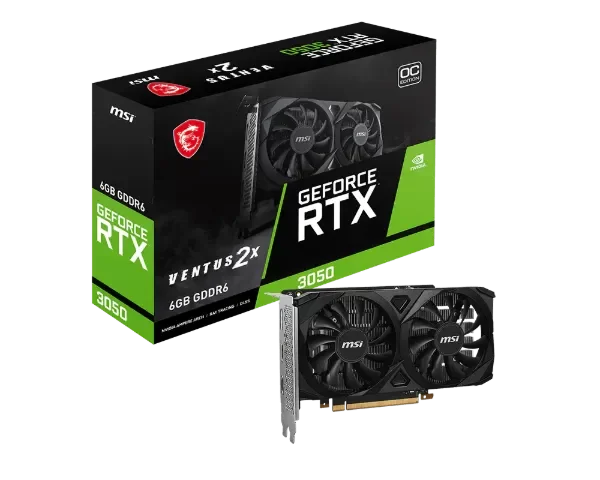 Producto - Placa De Video Msi Geforce Rtx 3050 Ventus X2 6gb Oc - 0