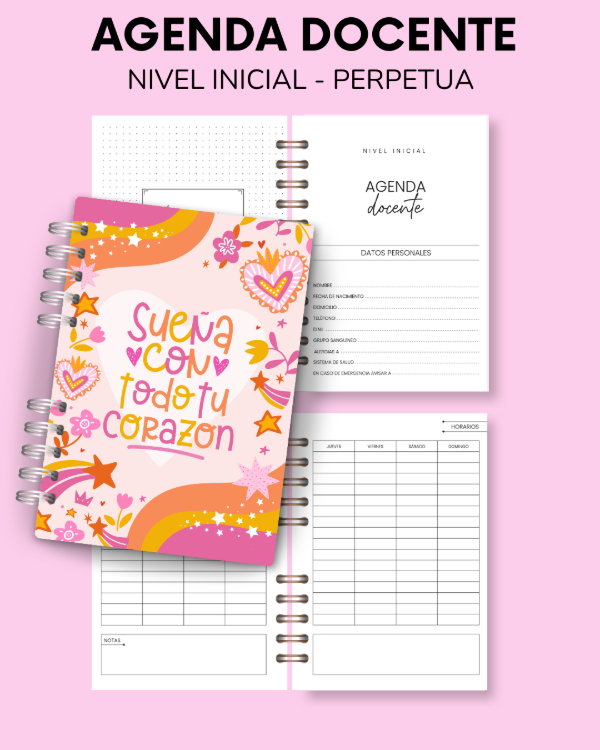 Producto - AGENDA DOCENTE NIVEL INICIAL PERPETUA