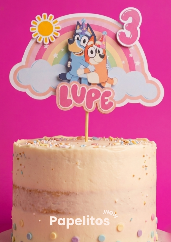 Producto - Cake Topper para torta