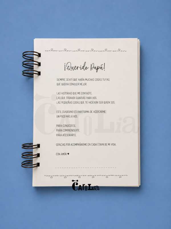 Producto - Cuaderno Papá - 1