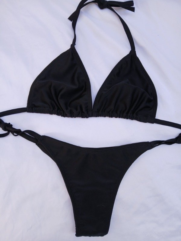 Bikini trangulito negra talle 90