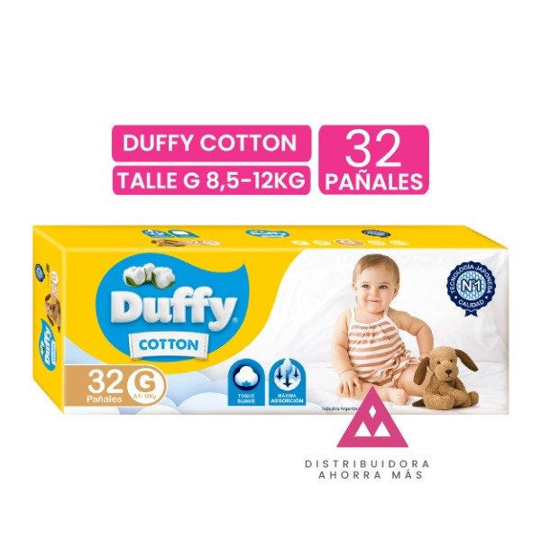 Producto - Pañal Duffy Cotton Outlet x 32 Pañales