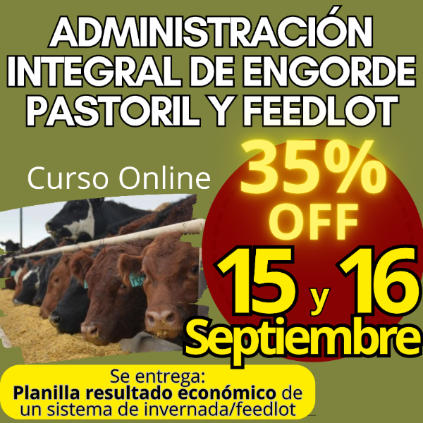 Producto - Curso Online: Administración Integral de Engorde Pastoril y Feedlot - 0