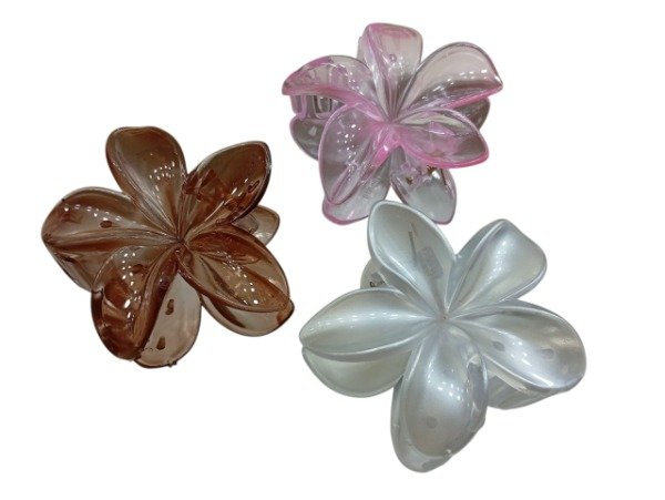 Producto - Broche Flor Perlado para Cabello  Pinza XL Elegante