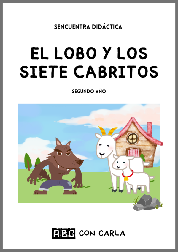 Producto - Secuencia El lobo y los siete cabritos- 2do año