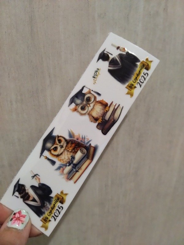 Producto - Estampas UV 4x14cm Graduación #8