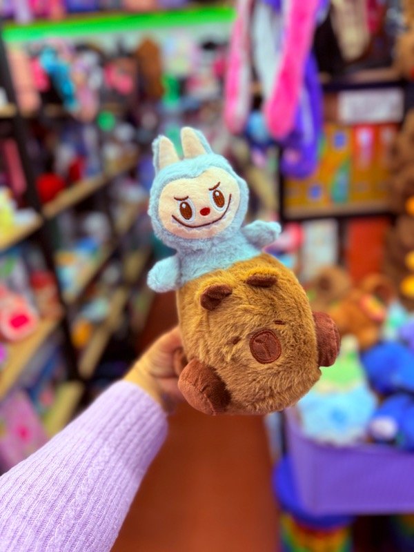 Producto - Peluche labubu con Capybara