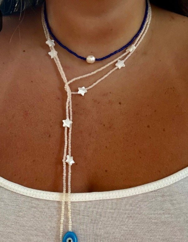 Producto - Chocker lazo estrella nacar
