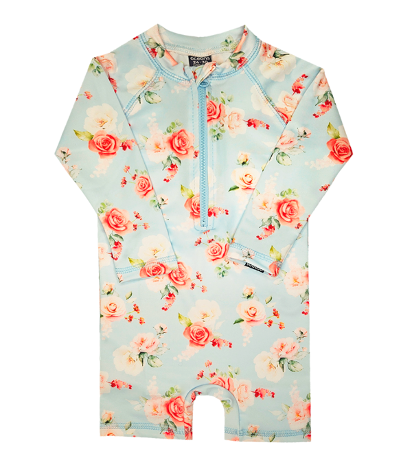 Producto - Enterito UV - Rosas fondo Celeste