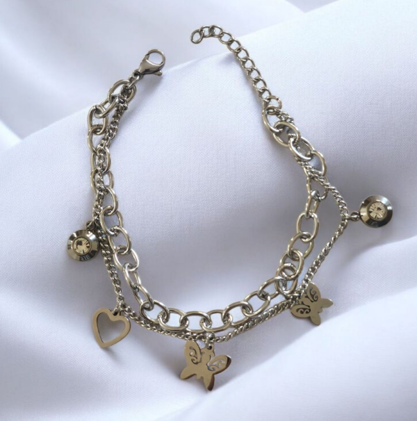 Producto - Pulsera doble varios dijes 2