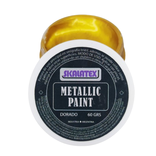 Producto - METALLIC PAINT SKALATEX Tinta serigráfica metalizada