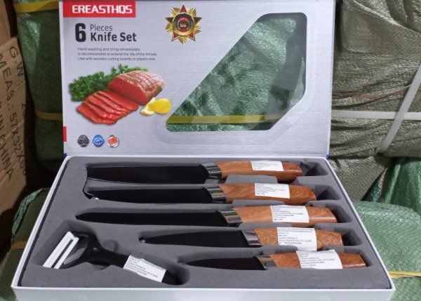 Producto - Set De Corte 6 Piezas Cuchiilas X5 + Pelapapa