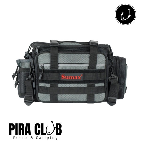 Producto - Bolso Sumax Pesca C/Porta Señuelo Camuflado