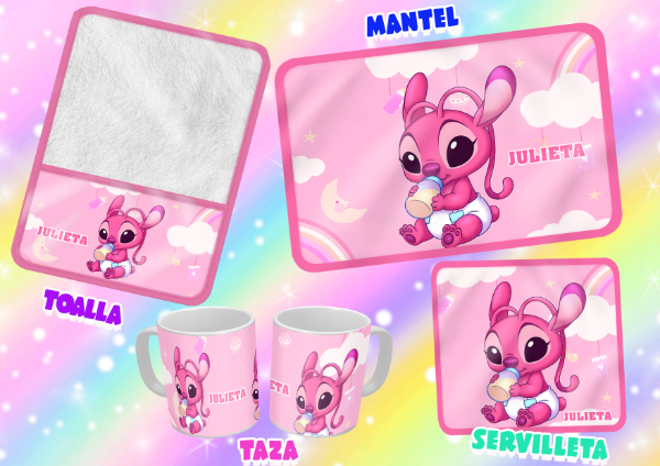 Producto - SET DE 4 ELEMENTOS ANGEL BEBE