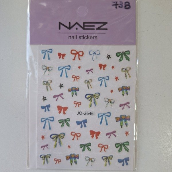 Producto - Sticker 738 Moños de colores